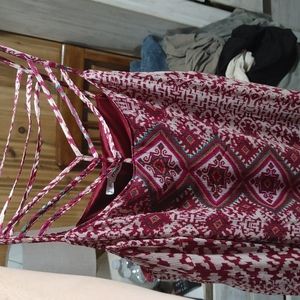 Mid shin length dress